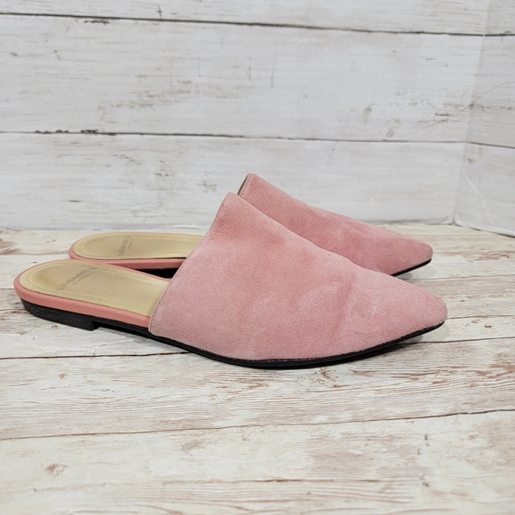 Vagabond EU 36 Katlin Suede Slide Pointed Toe Mule Pink - Picture 2 of 11